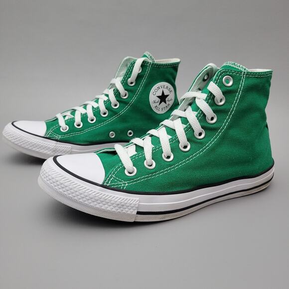 Converse All Star Kelly Green High Top Women's Size 9 - Men's Size 7 - Picture 1 of 12